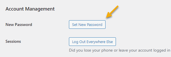 Thiết lập mật khẩu mới