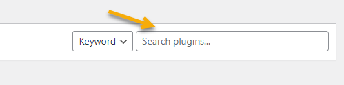 Ô tìm kiếm plugin